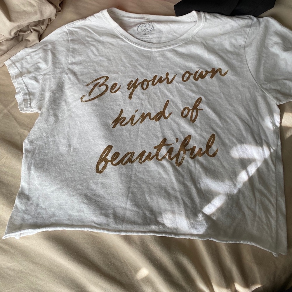 White Crop top